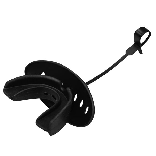 YOUTH BOIL-AND-BITE STRAPPED MOUTHGUARD W/LIP PROTECTOR Thumbnail