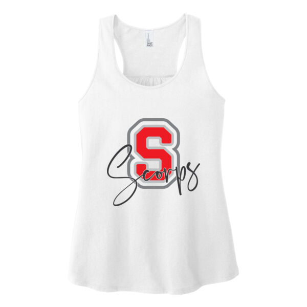 Big S/Scorps/Glitter Ladies Tank (J) Thumbnail