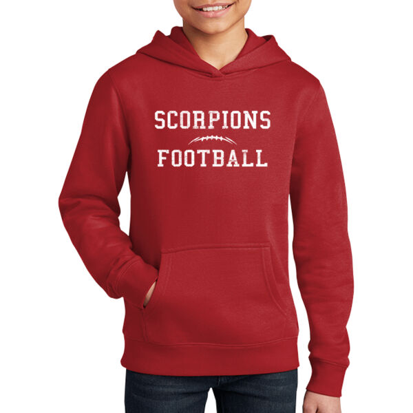 Scorpions Football Youth Cotton Hoodie ( AD) Thumbnail