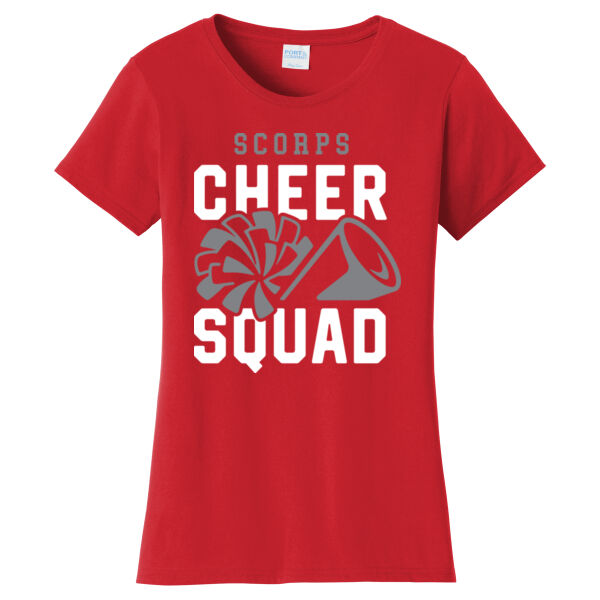 Scorps Cheer Squad Ladies Cotton Tee (AA) Thumbnail
