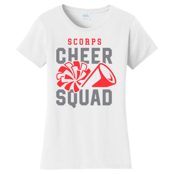 Scorps Cheer Squad Ladies Cotton Tee (AA) Thumbnail