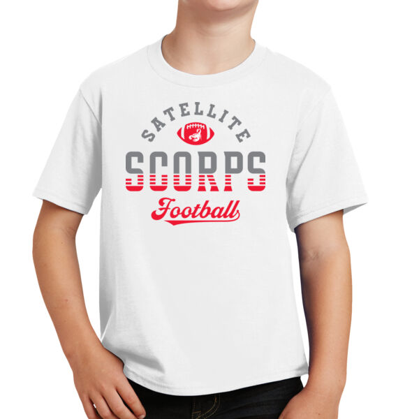 Satellite Scorps Football (AE) - Port & Company Youth Fan Favorite Tee Thumbnail