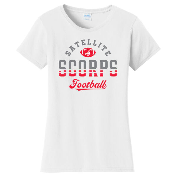 Satellite Scorps Football (AE) - Ladies Fan Favorite Tee Thumbnail