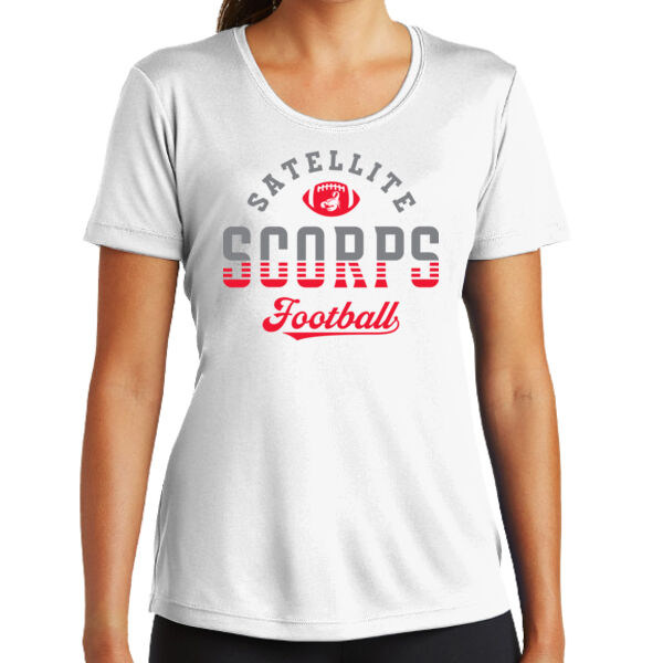 Satellite Scorps Football (AE) - Ladies PosiCharge ® Competitor Tee Thumbnail