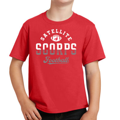 Satellite Scorps Football (AE) - Port & Company Youth Fan Favorite Tee Thumbnail