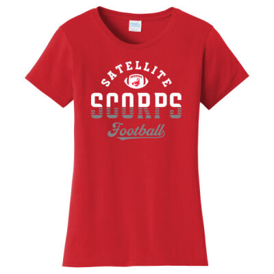 Satellite Scorps Football (AE) - Ladies Fan Favorite Tee Thumbnail