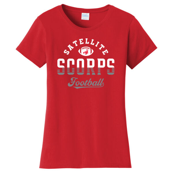 Satellite Scorps Football (AE) - Ladies Fan Favorite Tee Thumbnail