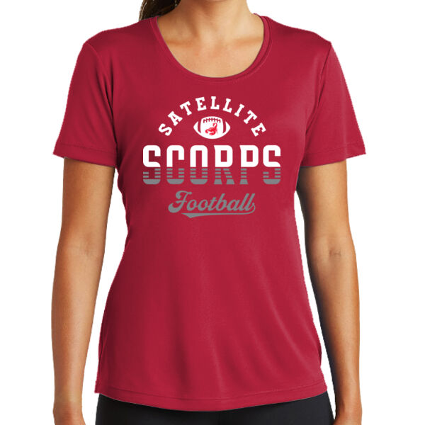 Satellite Scorps Football (AE) - Ladies PosiCharge ® Competitor Tee Thumbnail