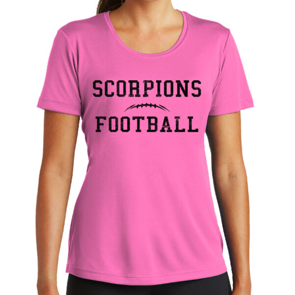 STING 'EM PINK OCTOBER - Ladies Dry-fit T-Shirt Thumbnail