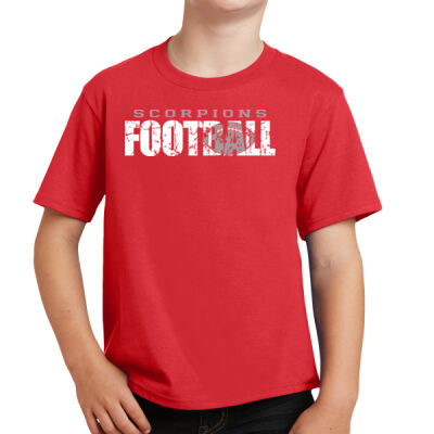 Scorpions Football ( AK) - Port & Company Youth Fan Favorite Tee Thumbnail