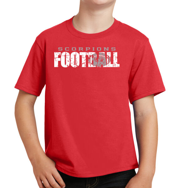 Scorpions Football ( AK) - Port & Company Youth Fan Favorite Tee Thumbnail