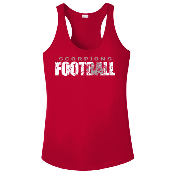 Scorpions Football ( AK) - Women's PosiCharge ® Competitor Racerback Tank Thumbnail