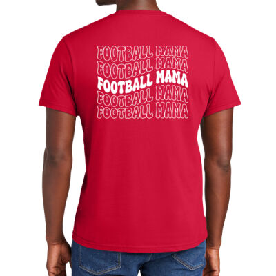 Football Mama ( BE) - Unisex Cotton Tshirt with your name on it !  Thumbnail