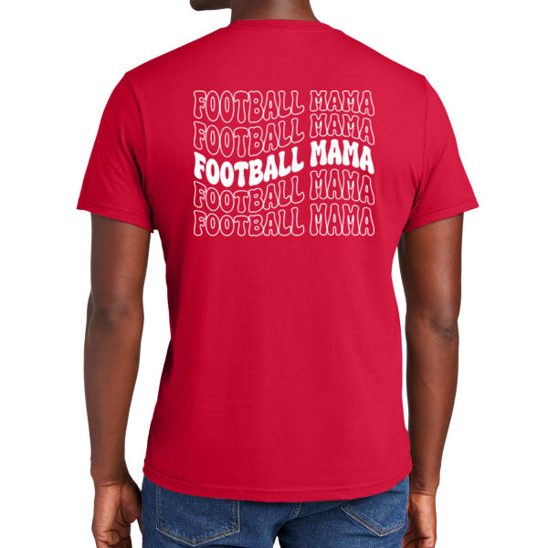 Football Mama ( BE) - Unisex Cotton Tshirt with your name on it !  Thumbnail