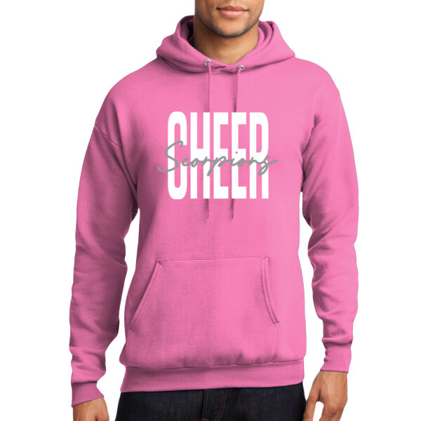 STING 'EM CHEER PINK OCTOBER - Adult Hoodie Thumbnail