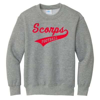 Scorps Tail Football (CB)  - Youth Crewneck Sweatshirt Thumbnail