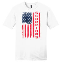 Scorpions US Flag ( CD&CC) - Adult Soft Cotton Tee Thumbnail