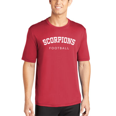 Scorpions Football ( CG) with Name & Number's Player - Adult Dry Fit Tee Thumbnail