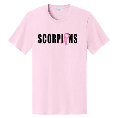 Scorpion with Pink Ribbon ( CK&CL) - Adult Dry Fit Tee Thumbnail