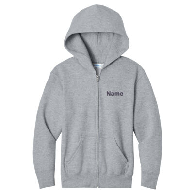 Scorps Cheer Glitter YOUTH Hoodie with your name embroidered ! (CM&CN)  Thumbnail