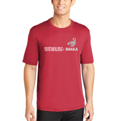 THE 2026 PRACTICE GLITTER CHEER DRY FIT TEE WITH YOUR NAME !  Thumbnail