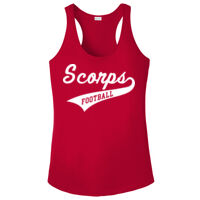 Scorps Tail Football (CB)  - Ladies PosiCharge ® Competitor Racerback Tank Thumbnail